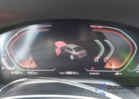 2020 BMW 740I from USA, damaged, VIN WBA7T2C00LGL17833